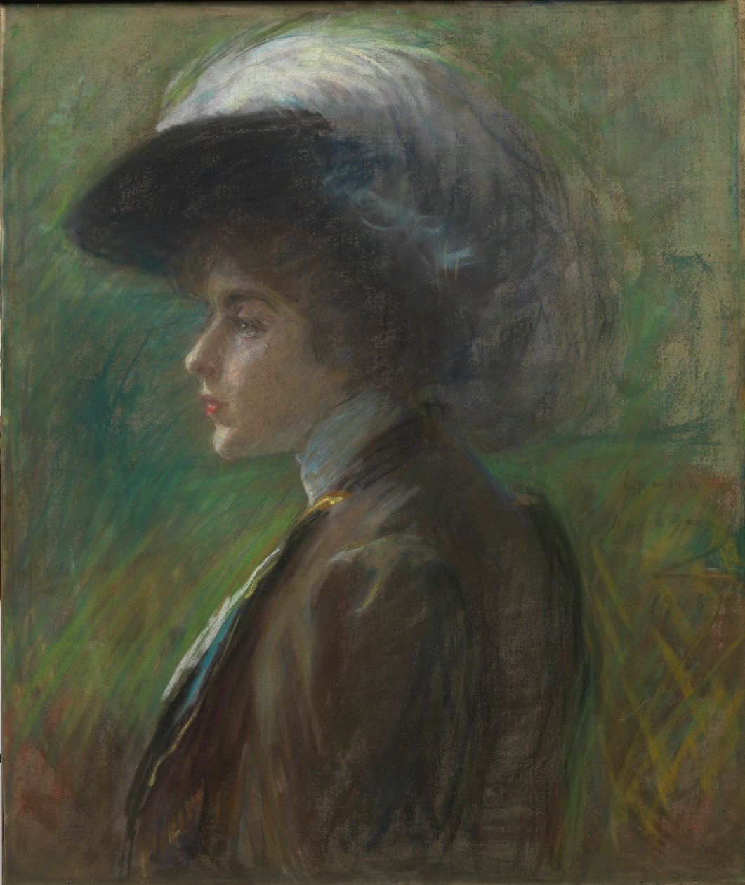 Le chapeau à plumes - Alice Pike Barney