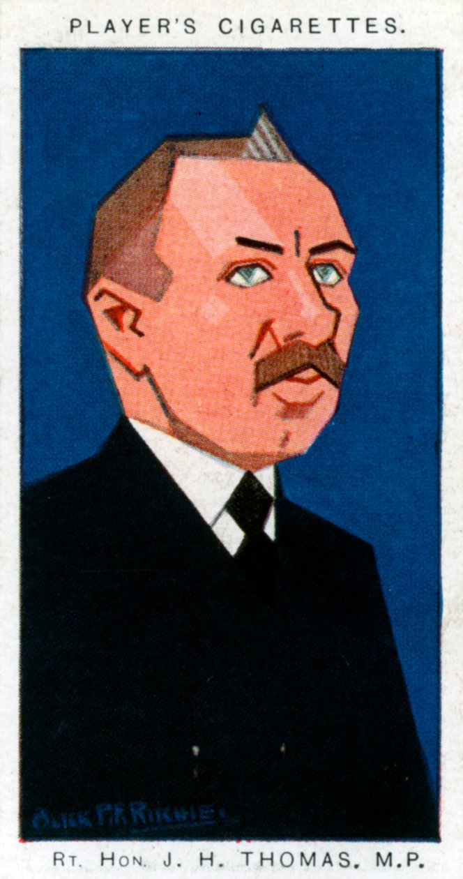 James Henry Thomas, syndicaliste et homme politique britannique, 1926 - Alick P. F. Ritchie