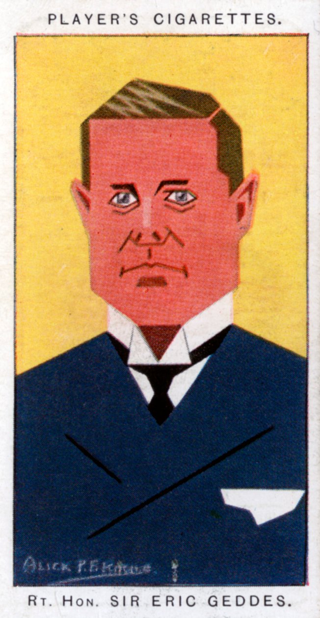 Sir Eric Campbell Geddes, homme politique britannique, 1926 - Alick P. F. Ritchie