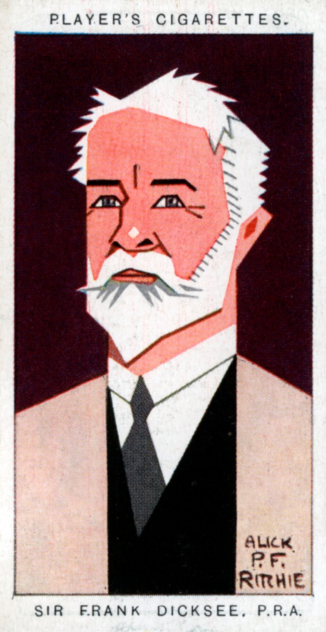 Sir Francis Bernard Dicksee, peintre britannique, 1926 - Alick P. F. Ritchie