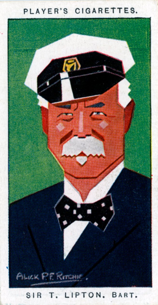 Sir Thomas Johnstone Lipton, 1er baronnet, épicier et yachtman britannique, 1926 - Alick P. F. Ritchie