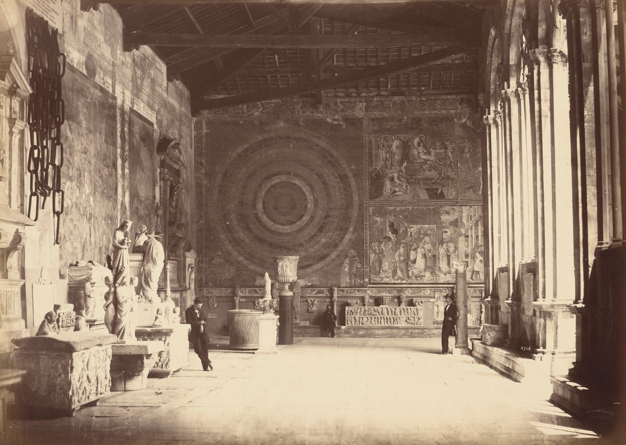 Pise : Coureur du Camposanto, vers 1870 (photo) - Alinari Family