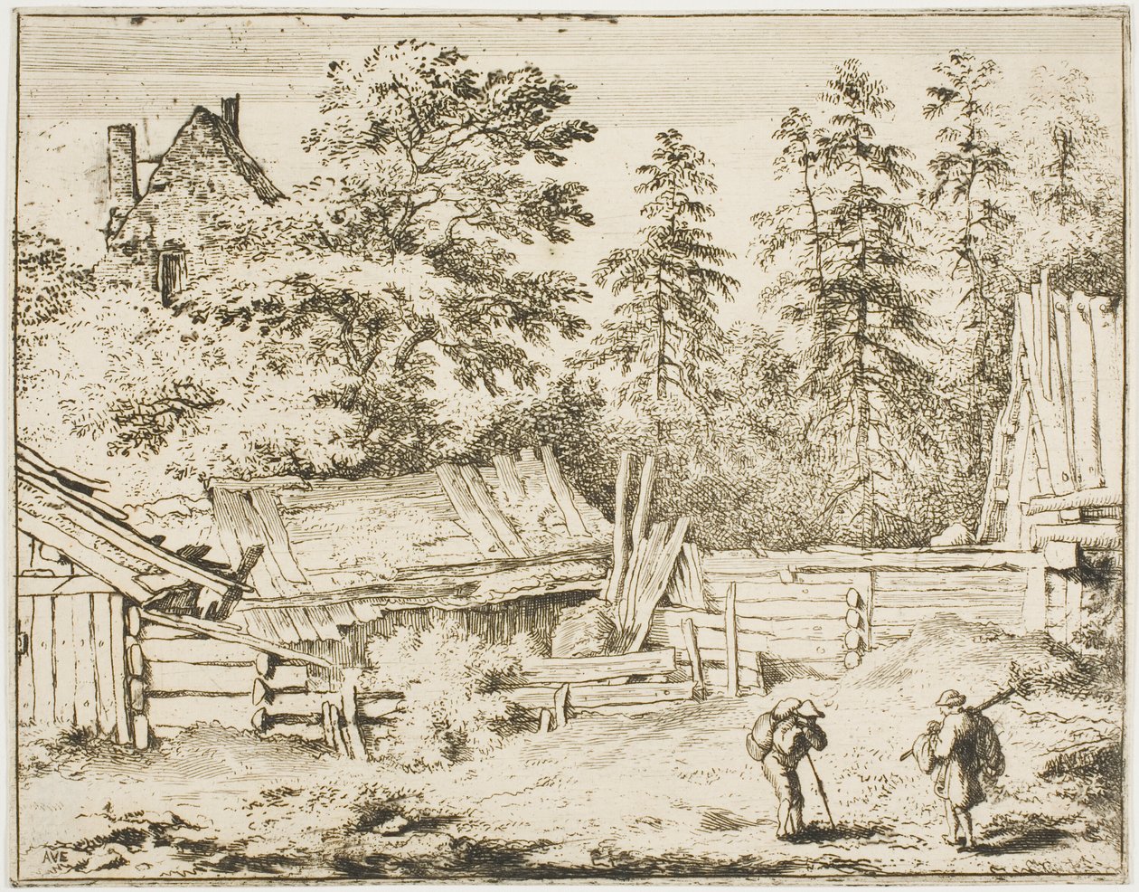 Abris de ferme - Allaert van Everdingen