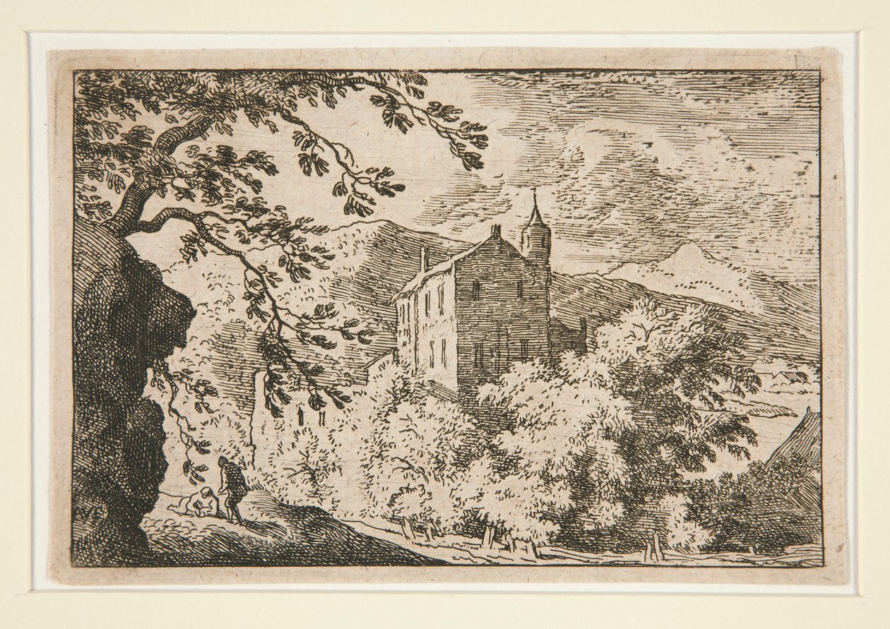 La Grande Maison avec une Tourelle - Allaert van Everdingen