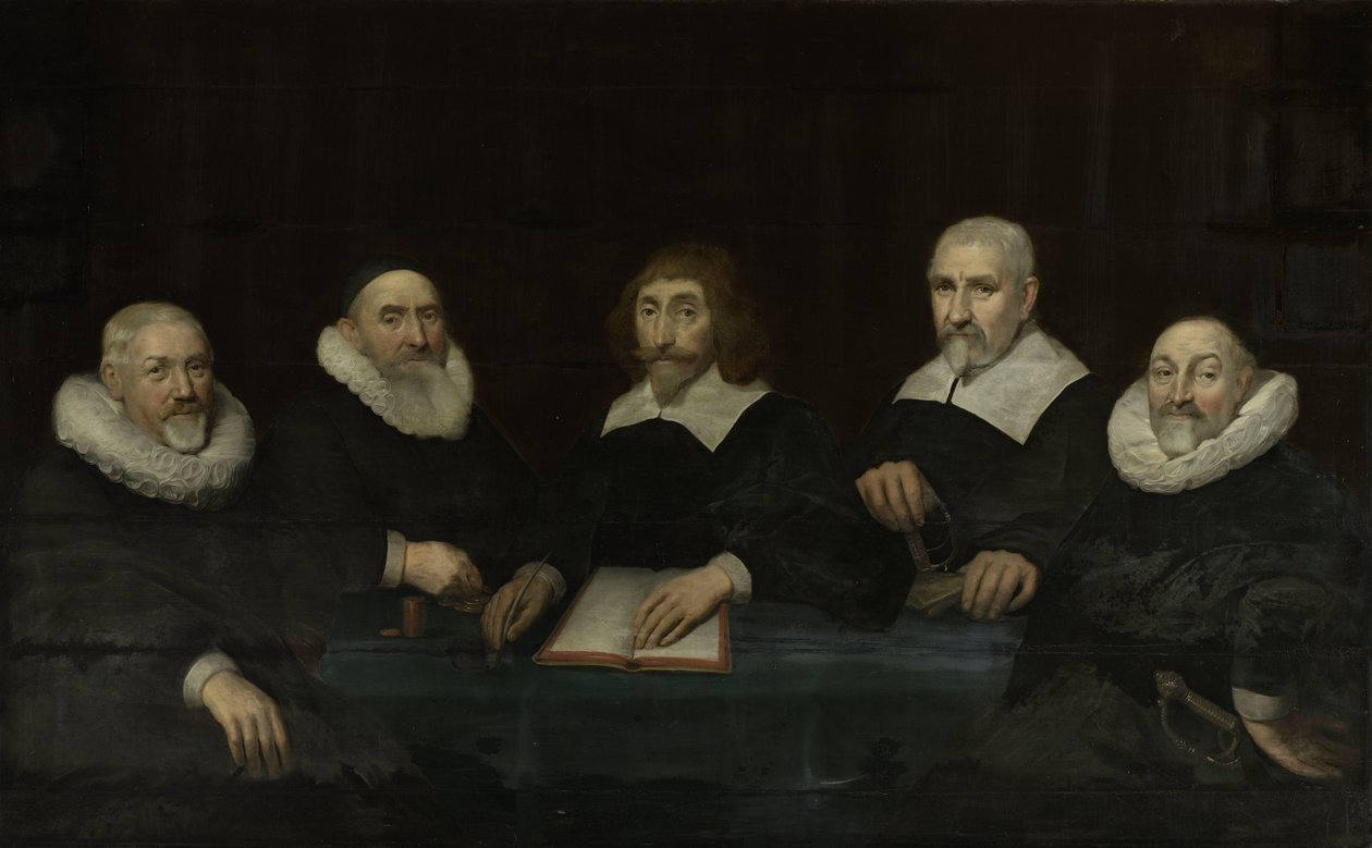 Les Régents de la Maison de Correction de Middelburg, 1643 - Allaert van Loeninga