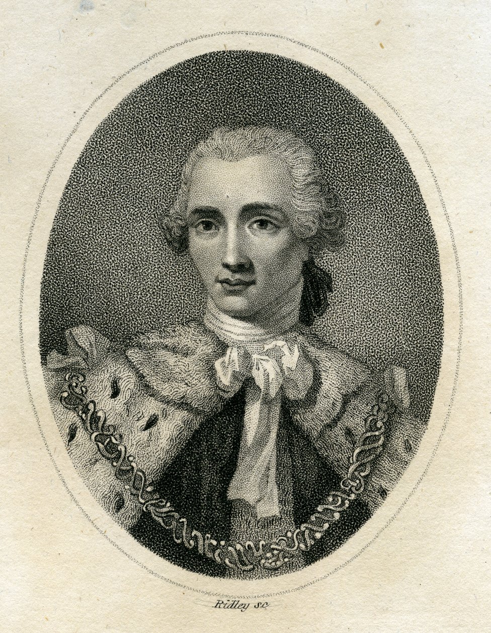 John Stuart, 3e Comte de Bute, gravé par William Ridley (1764-1838), 1895 - Allan Ramsay