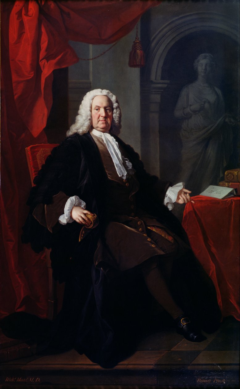 Portrait du Dr Richard Mead, 1747 - Allan Ramsay