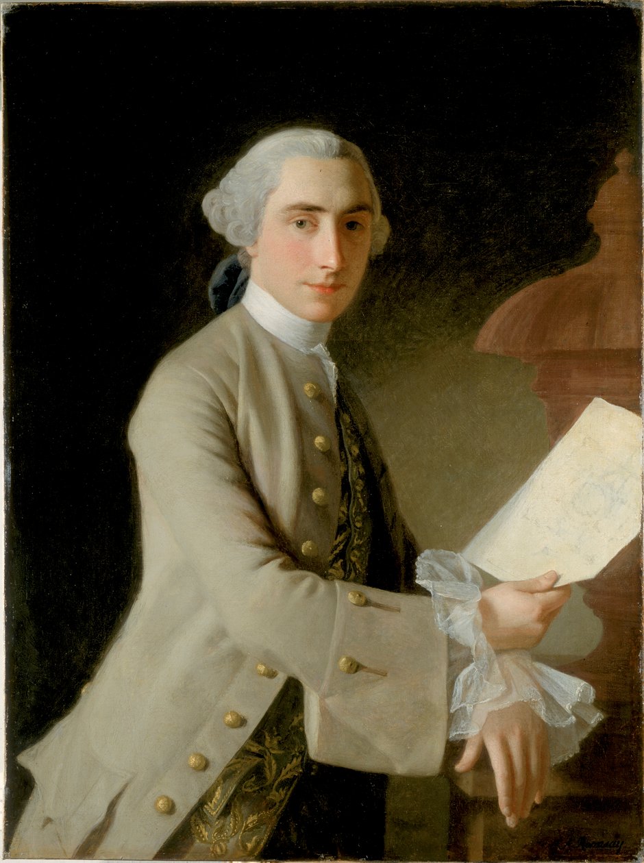 Portrait de James Adam | Allan Ramsay | Estampe d'art