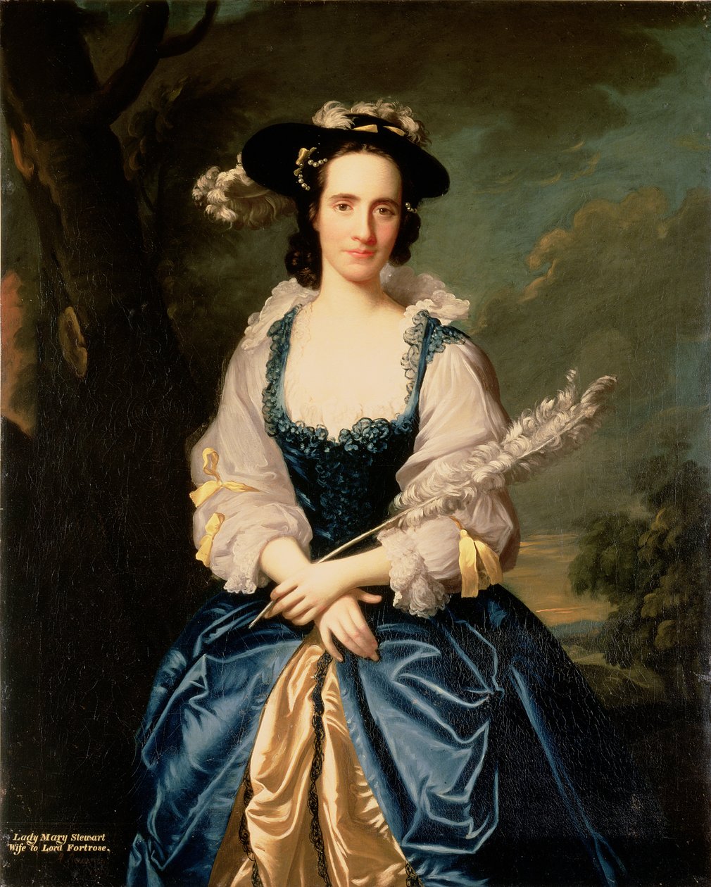 Portrait de Lady Mary Stewart, épouse de Kenneth Mackenzie, Lord Fortrose, 1749 - Allan Ramsay