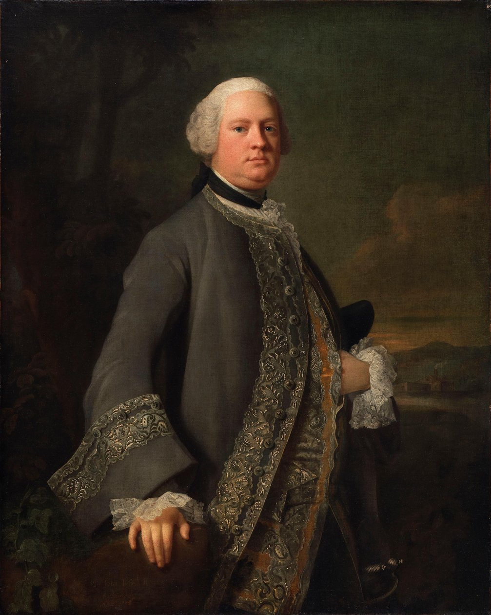 Portrait de Sir John Tyrell, Bt. - Allan Ramsay
