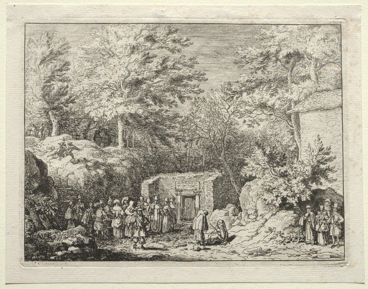 Quatre sources à Spa : La quatrième source, La source de Sauvenière - Allart van Everdingen