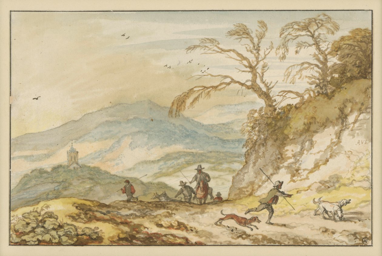 Paysage montagneux - Allart van Everdingen