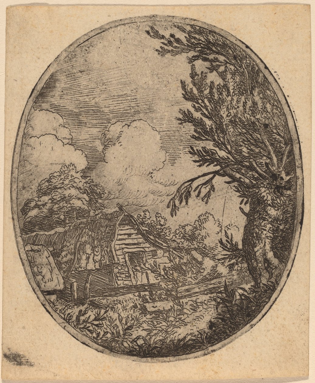 Hamlet entre les arbres - Allart van Everdingen