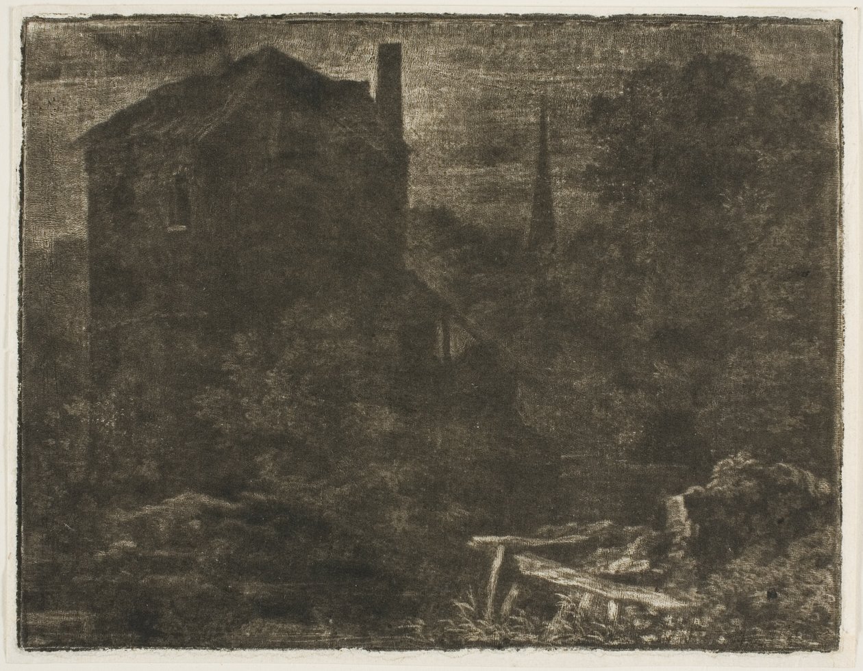 Paysage dans le style sombre - Allart van Everdingen