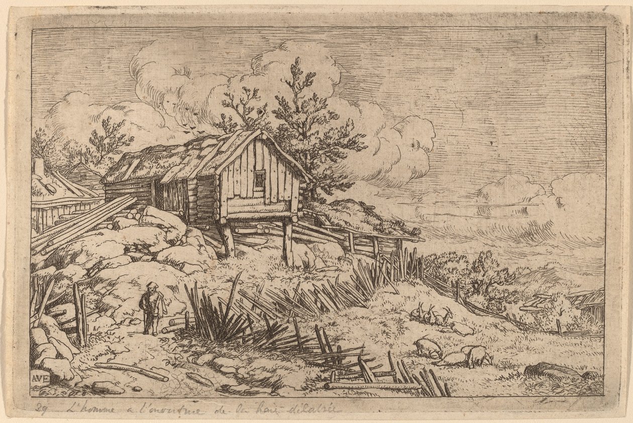 Homme près de l
