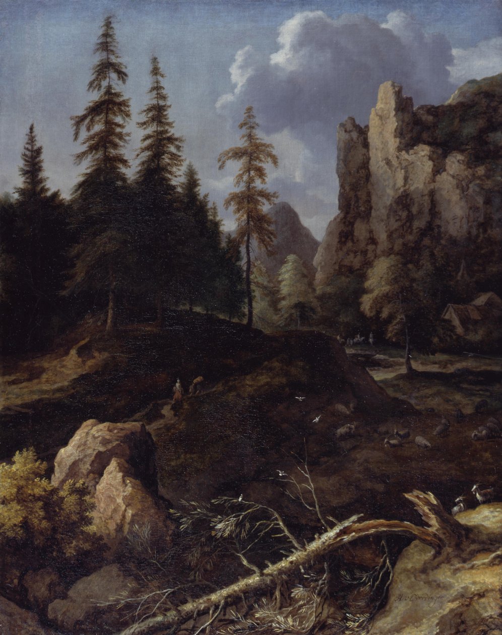 Paysage montagneux norvégien - Allart van Everdingen