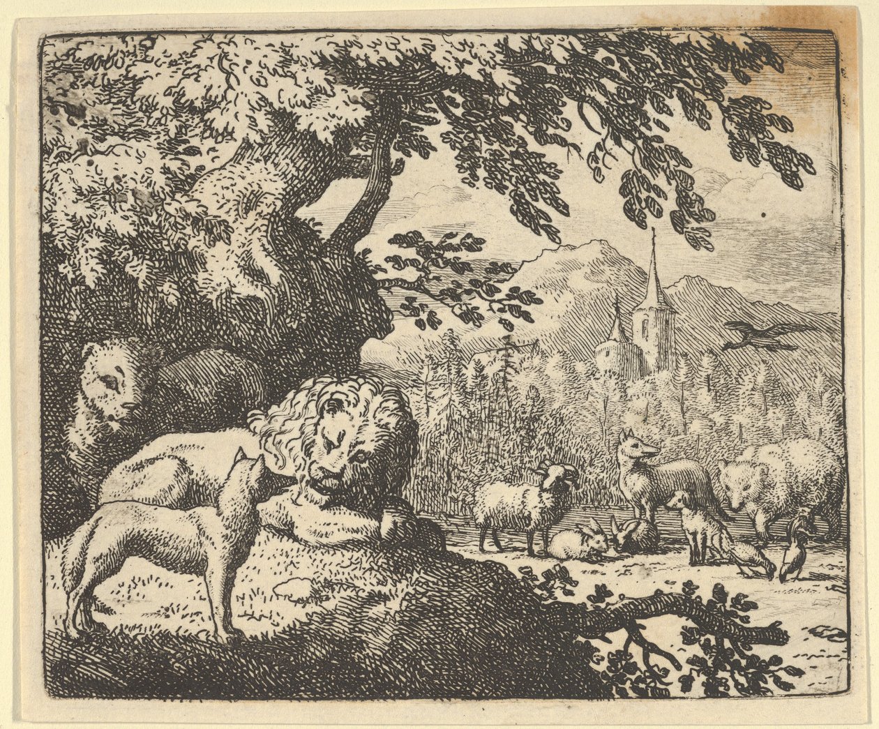 Renard continue avec ses mensonges, 1650-75 - Allart van Everdingen