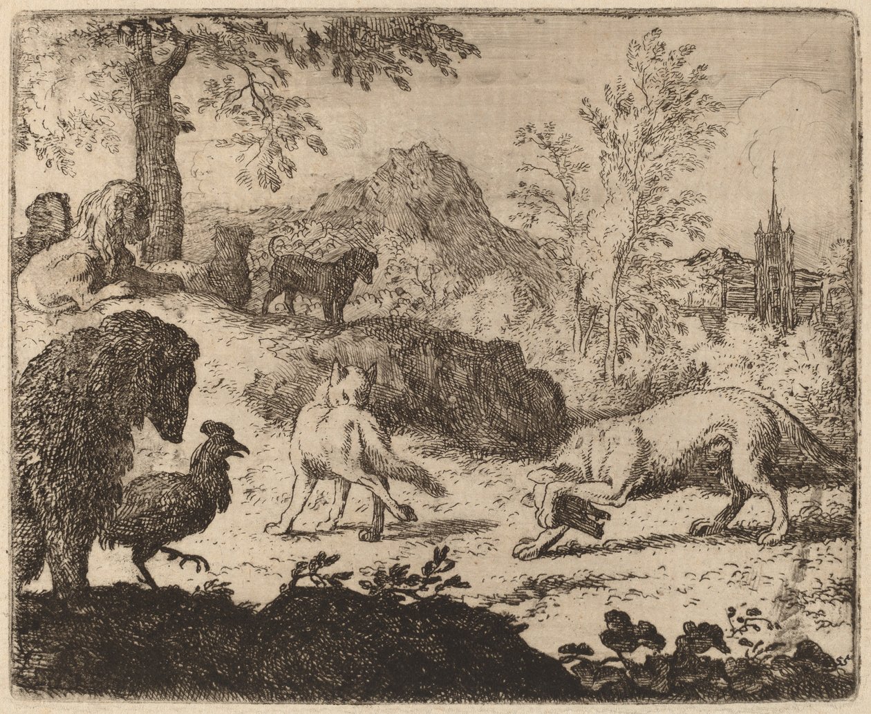 Reynard aveugle le loup d