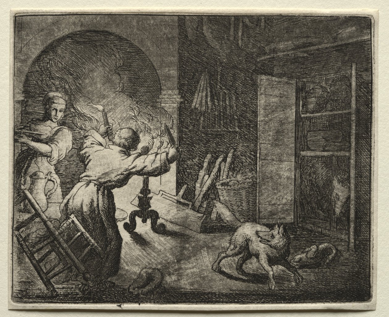 Renart le goupil : Renart vole un chapon - Allart van Everdingen