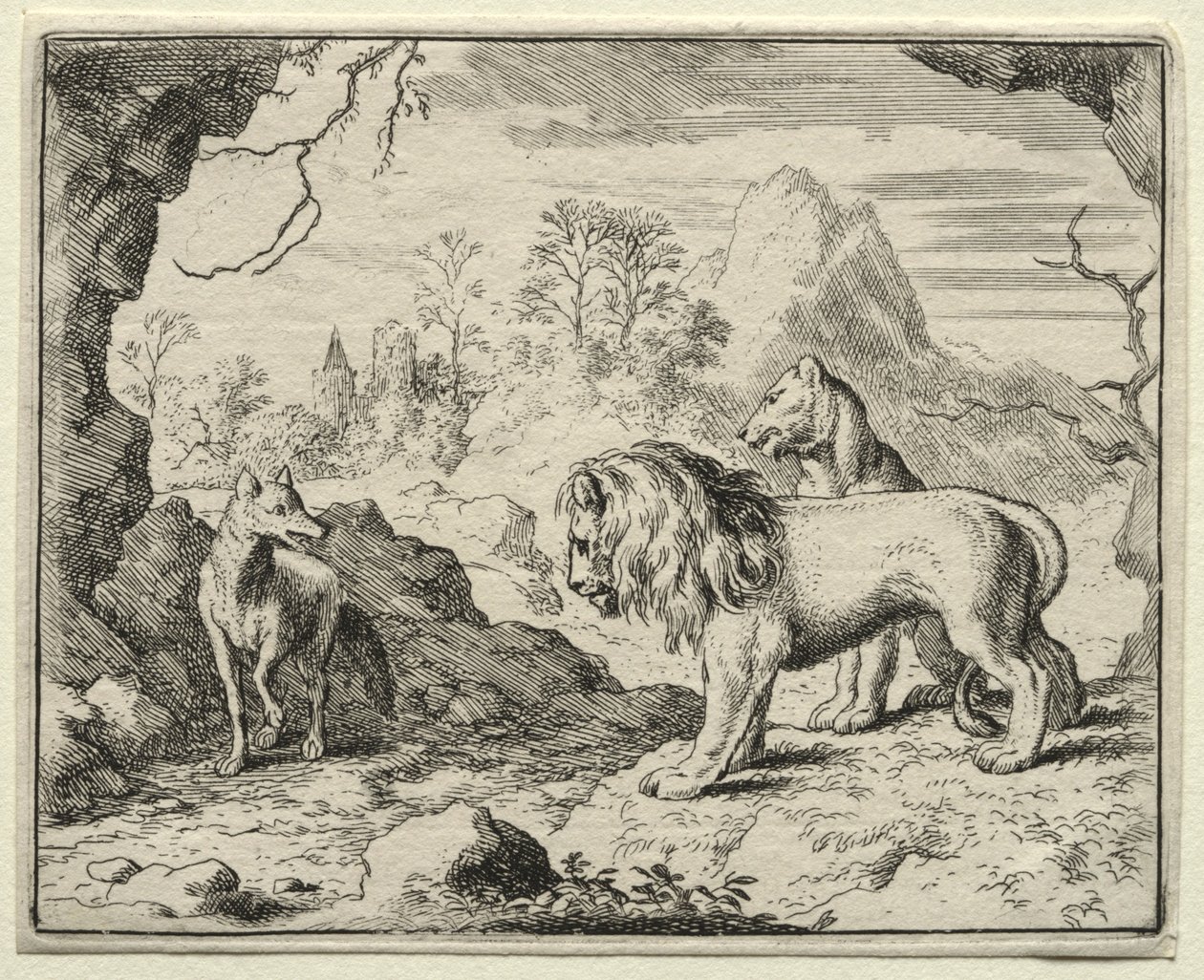 Renard le Goupil : Renard parle du trésor caché - Allart van Everdingen