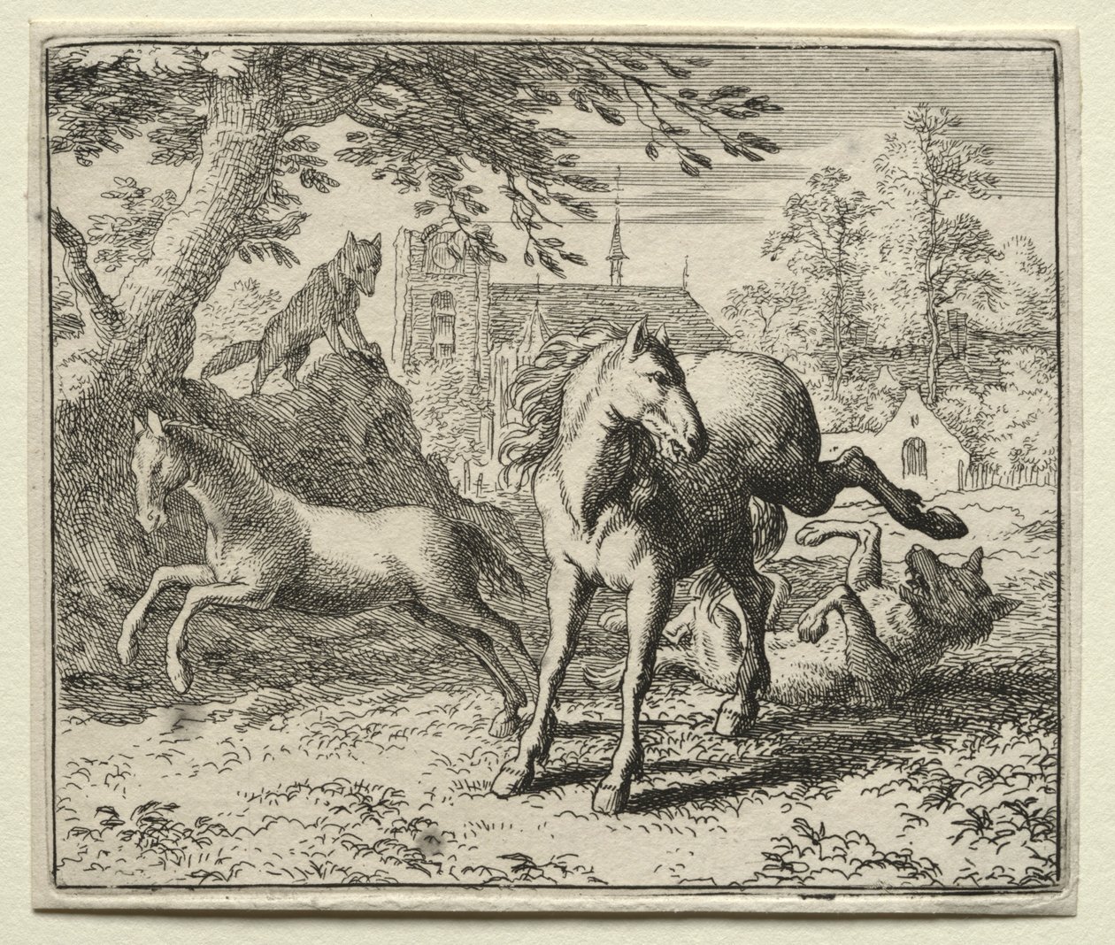 Reynard le renard : Reynard trompe le loup - Allart van Everdingen