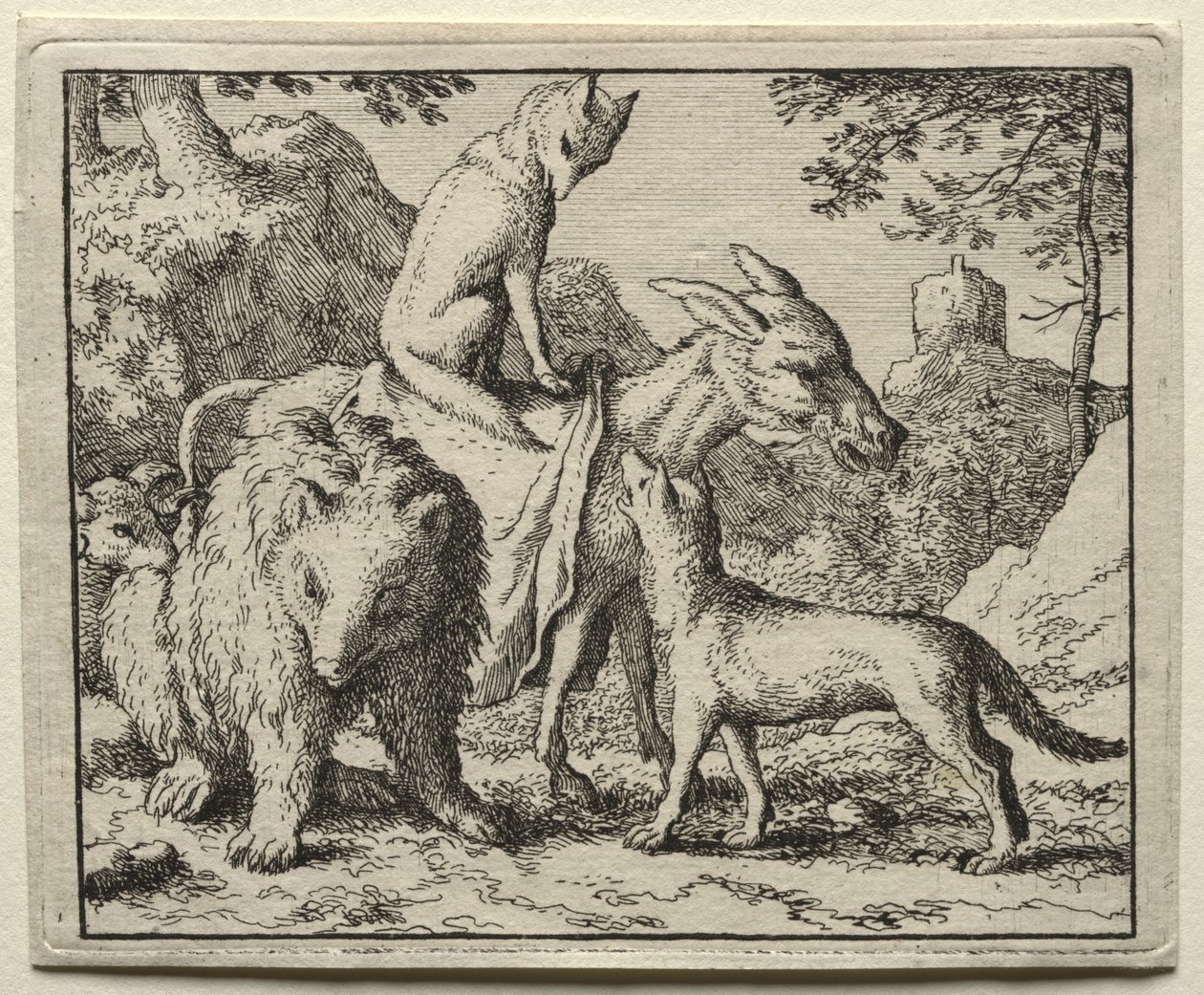 Renart le goupil : Renart et ses compagnons - Allart van Everdingen