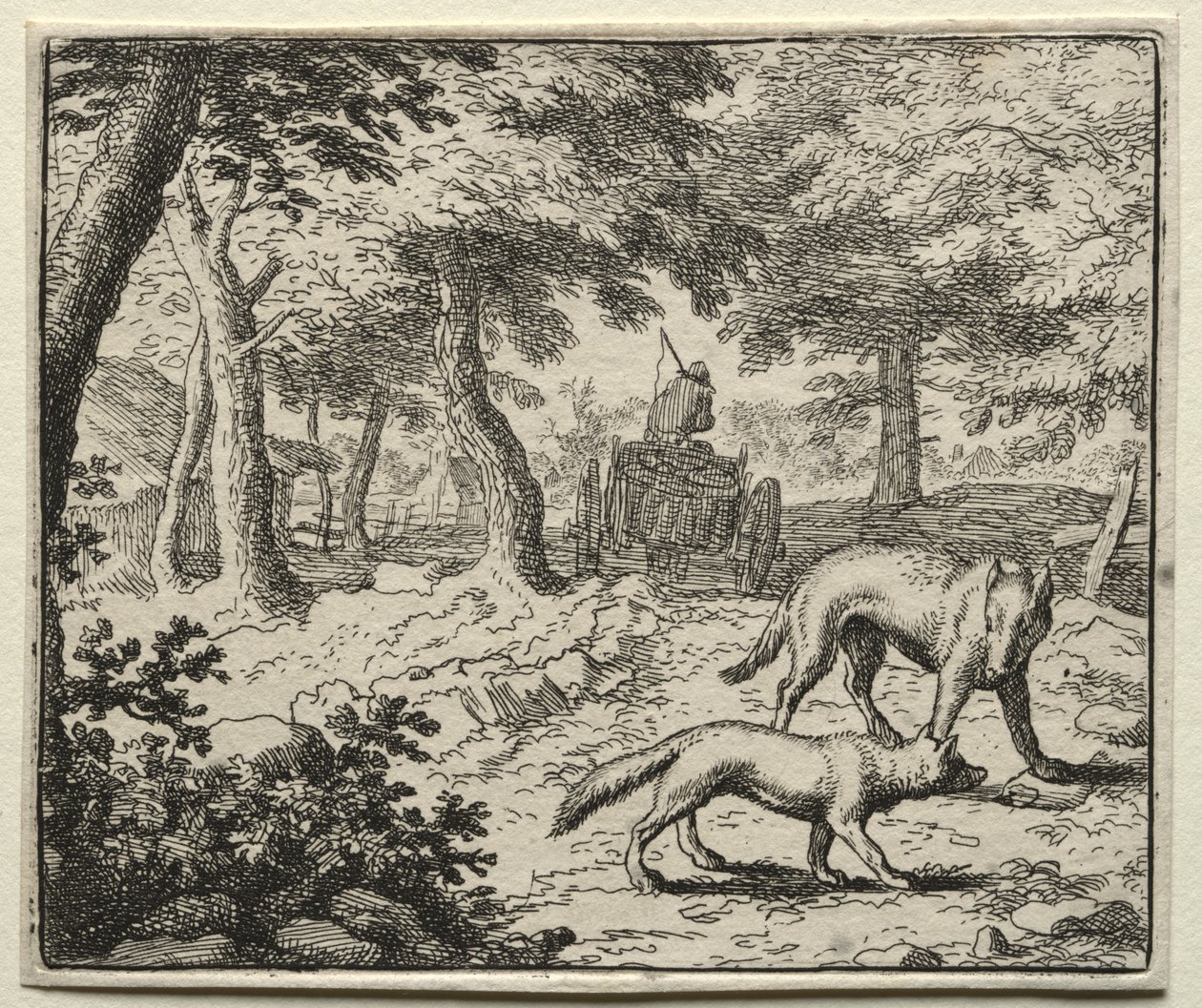 Renart le goupil : La défense du blaireau pour Renart - Allart van Everdingen