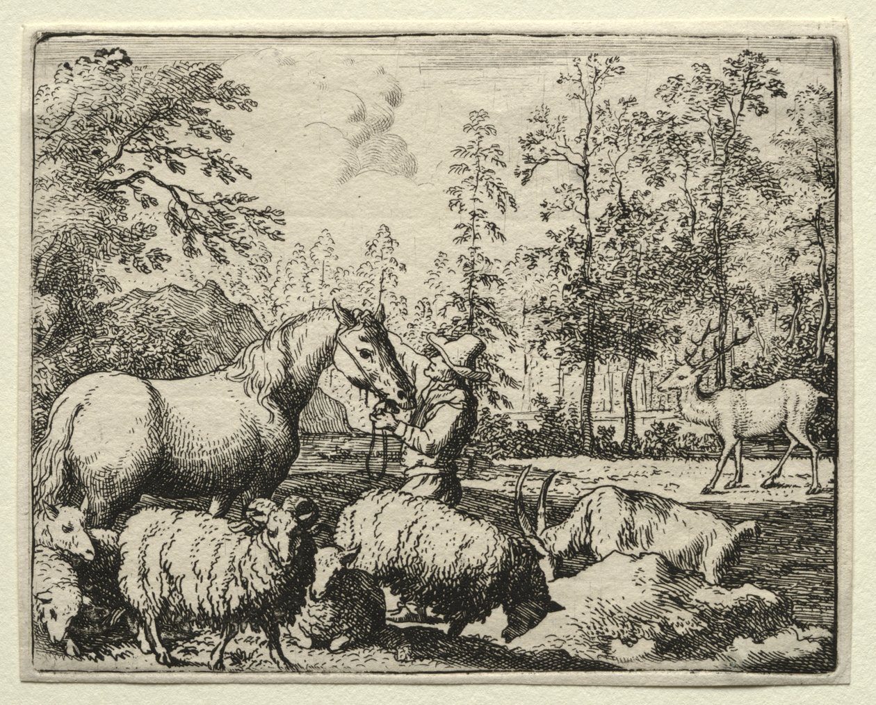 Reynard le Renard : Le cheval jaloux - Allart van Everdingen