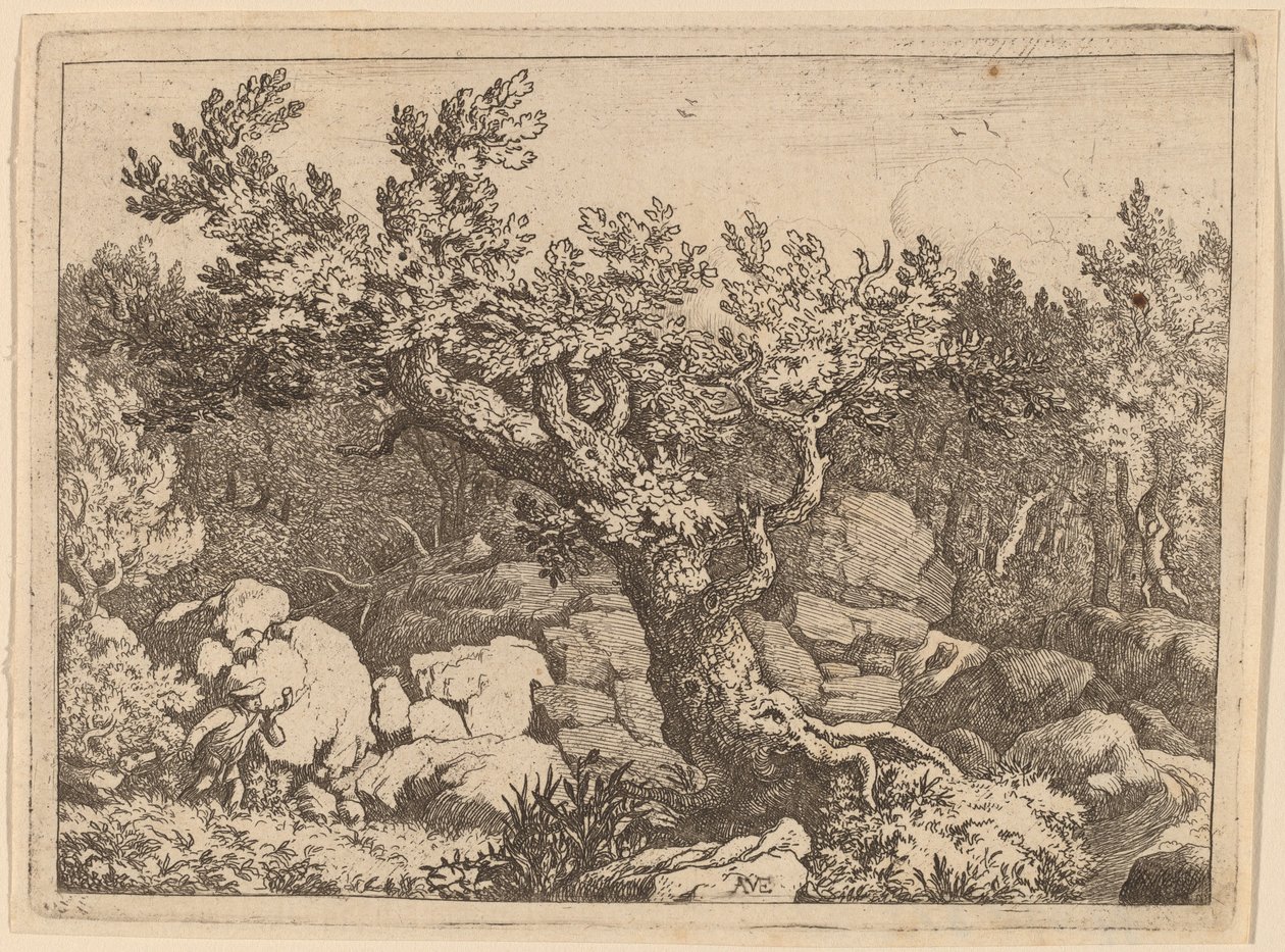 Chasseur près d