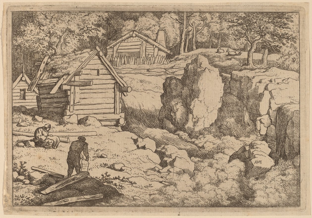 Le charpentier - Allart van Everdingen