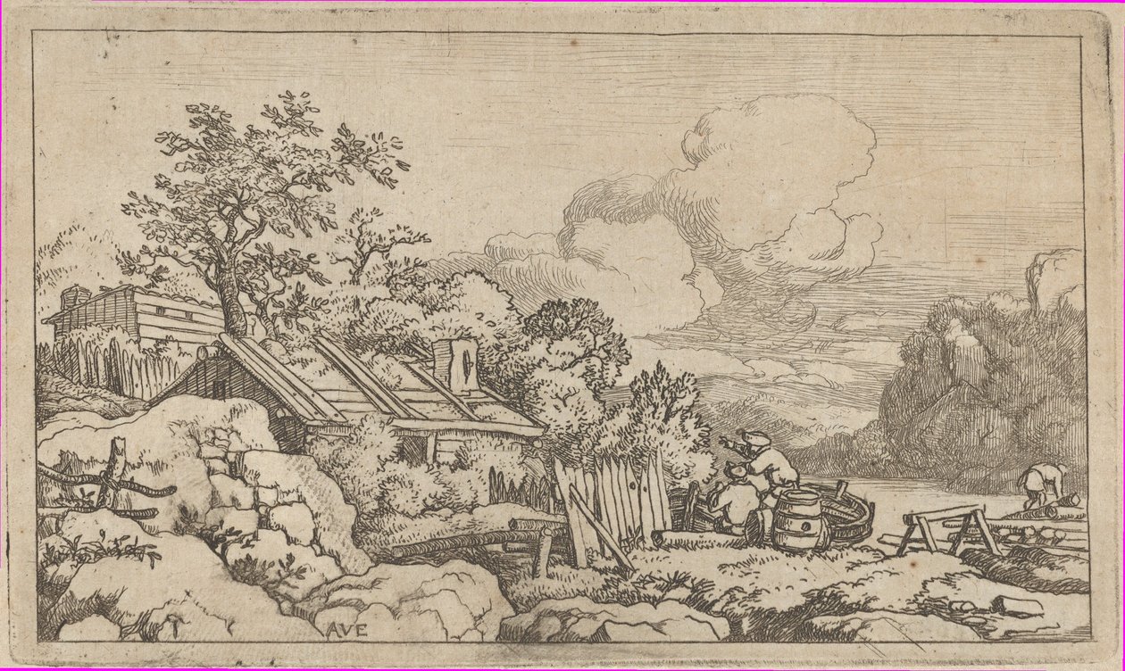 La cabane du charpentier - Allart van Everdingen
