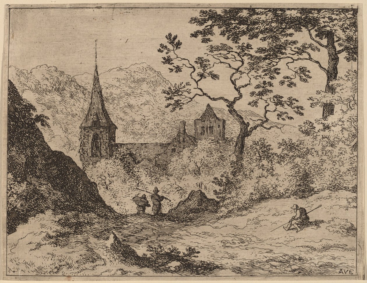 Le Clocher - Allart van Everdingen