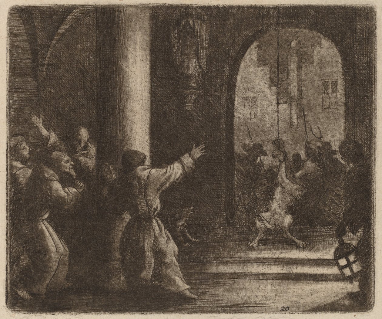 Le loup et la cloche du couvent, probablement c. 1645-1656 - Allart van Everdingen