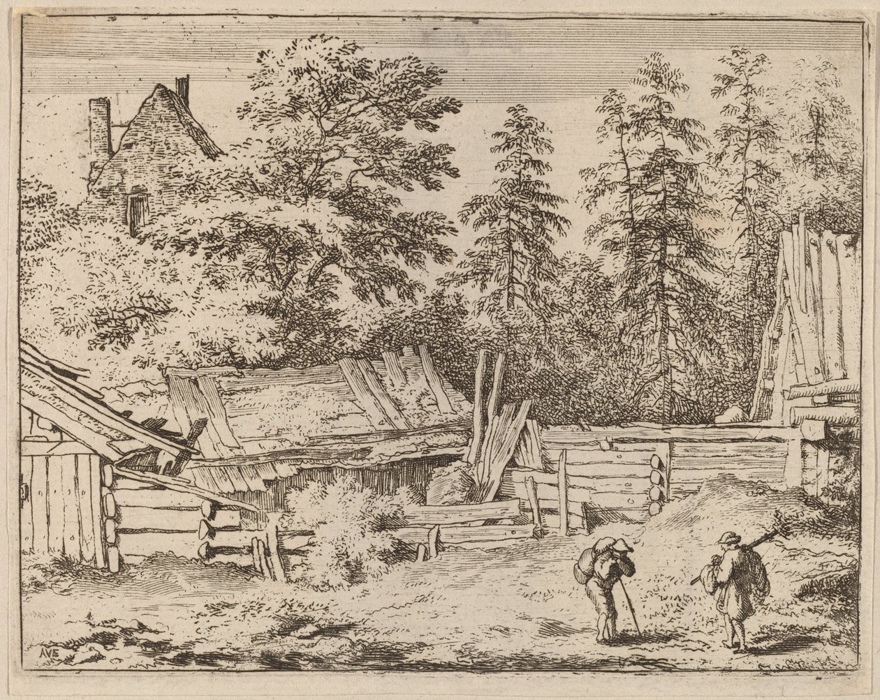 Trois Cottages - Allart van Everdingen