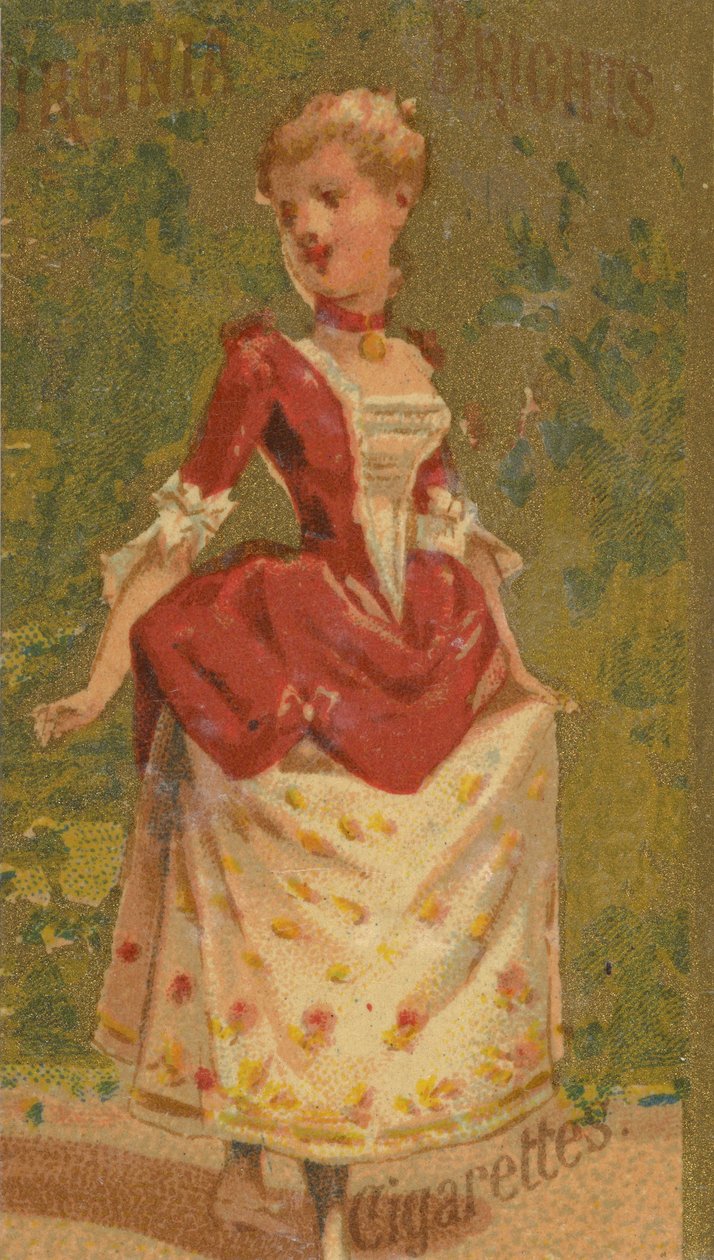 De la série Filles et Enfants N64 promouvant les Cigarettes Virginia Brights pour Allen &..., 1886 - Allen and Ginter