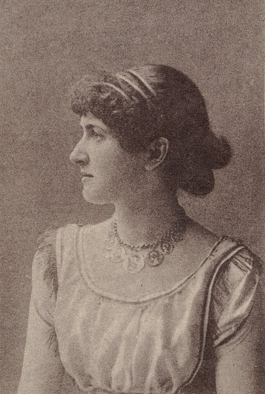 Kitty Welch, de la série Actrices N67 promouvant les cigarettes Virginia Brights - Allen and Ginter