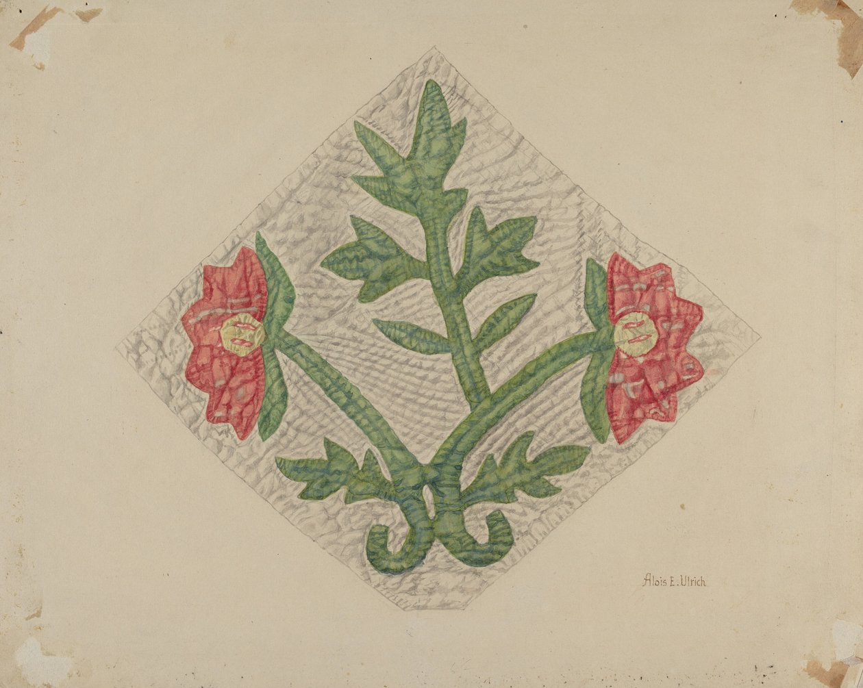 Motif de courtepointe - Alois E. Ulrich
