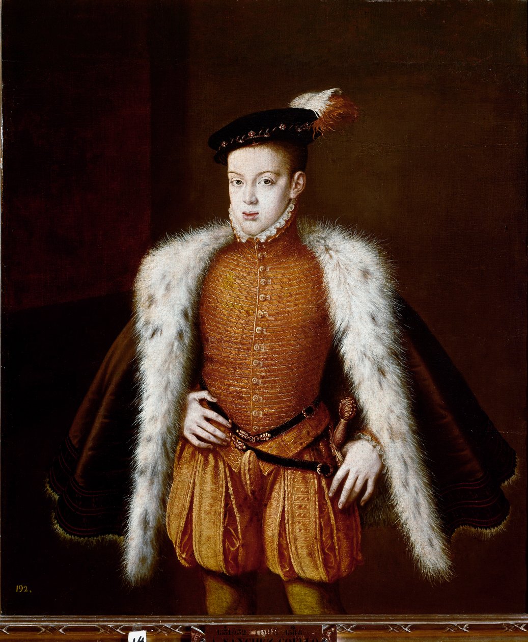 Portrait du prince Don Carlos (c.1557) - Alonso Sánchez Coello