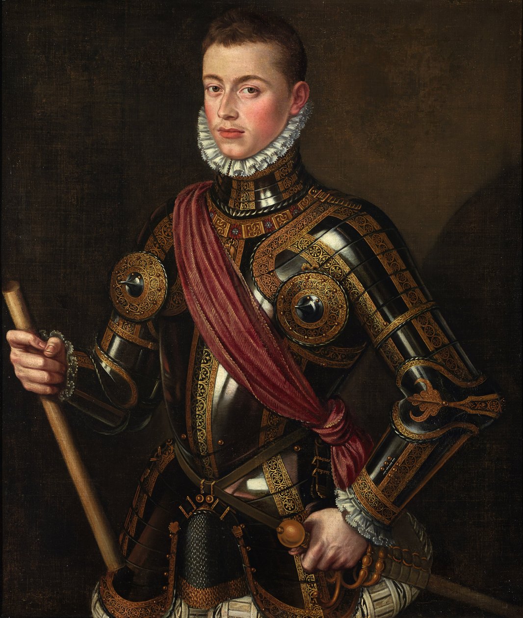 Espagnol :  Don Juan de Austria armado Don Juan de Austria armé - Alonso Sánchez Coello