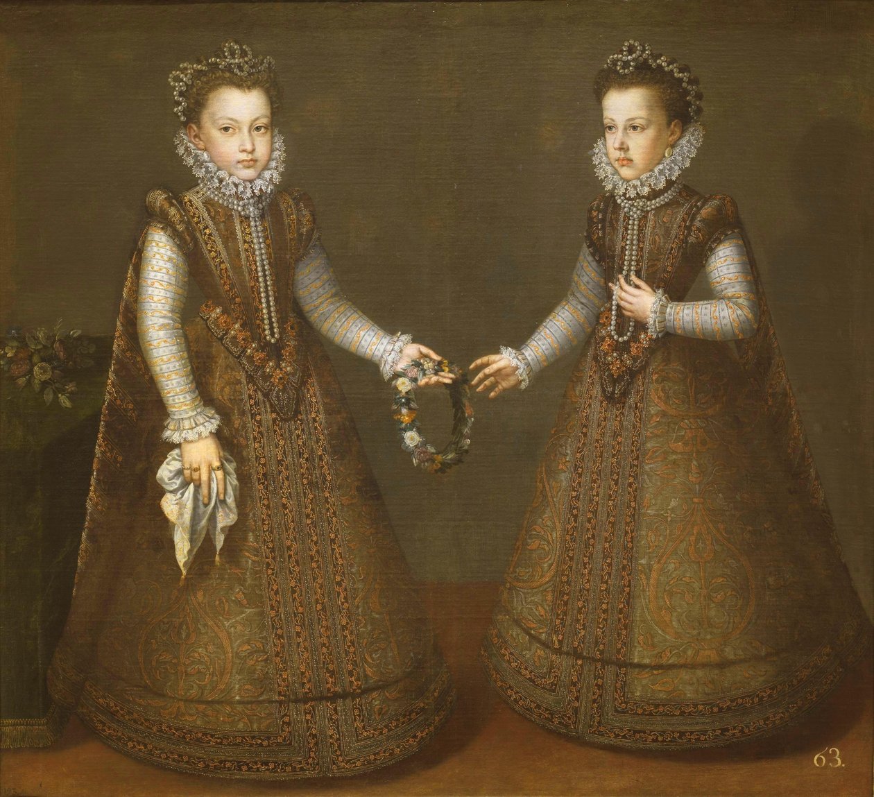 Les enfants Isabel Clara Eugenia et Catalina Micaela - Alonso Sánchez Coello