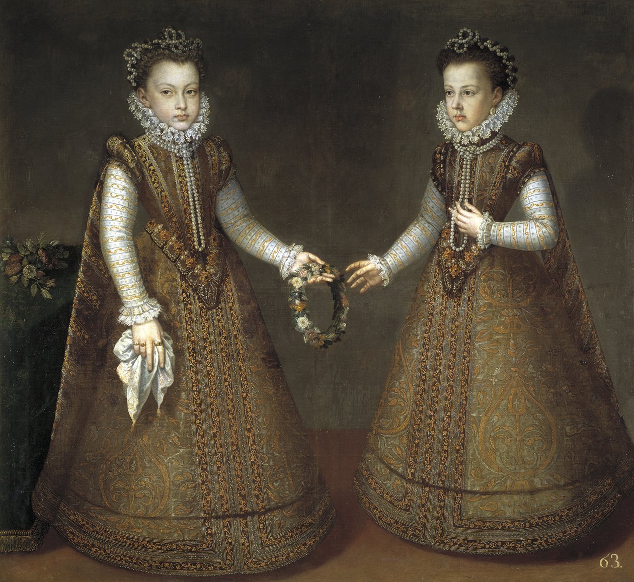 Les enfants Isabel Clara Eugenia et Catalina Micaela - Alonso Sánchez Coello