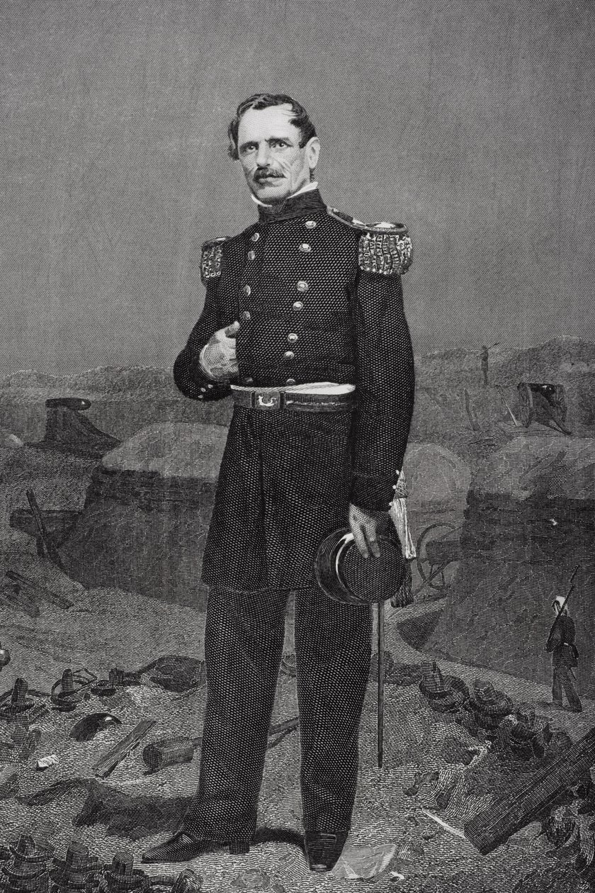 Portrait du général James Shield - Alonzo Chappel