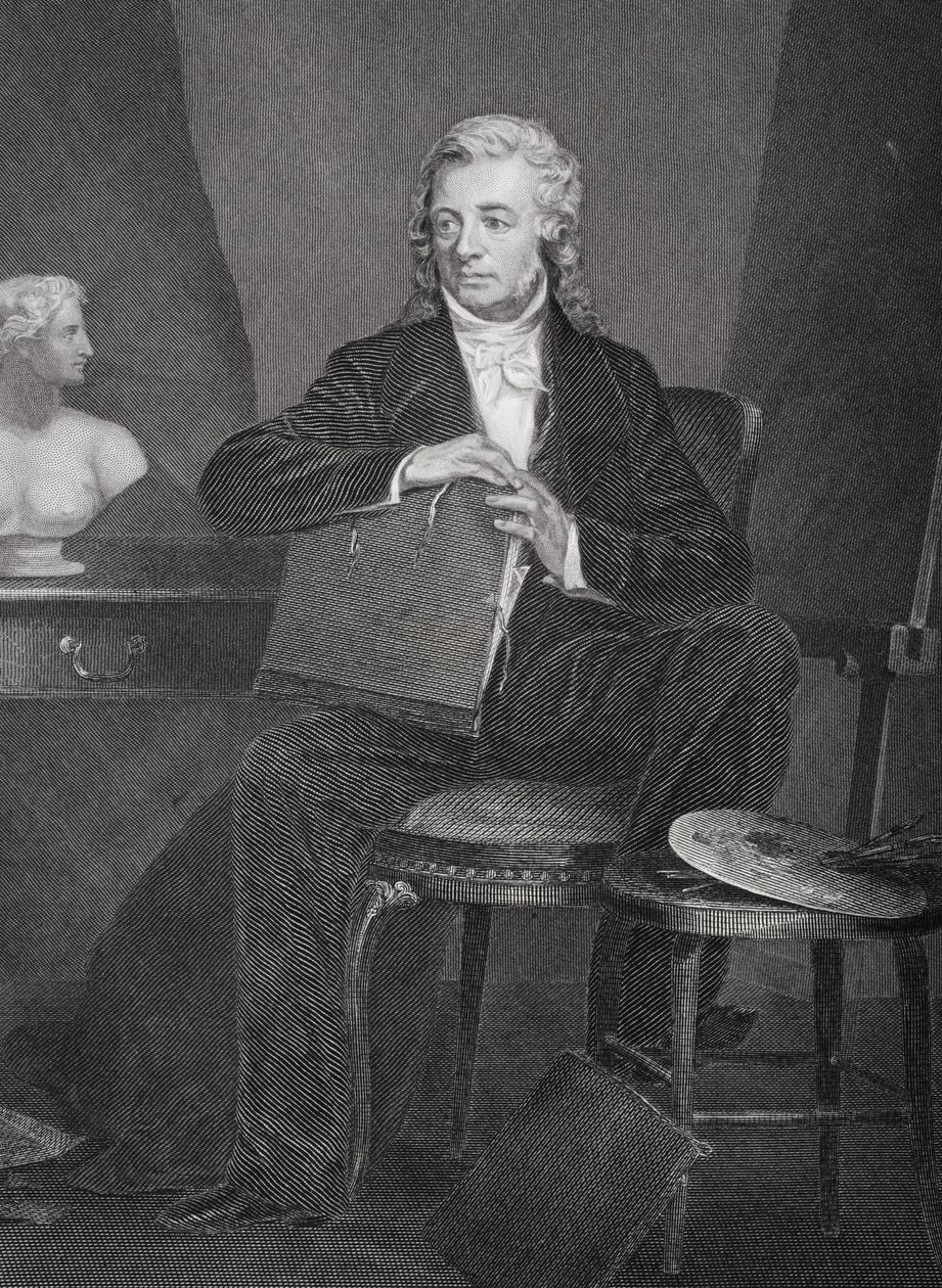 Portrait de Washington Allston (1779-1843) - Alonzo Chappel
