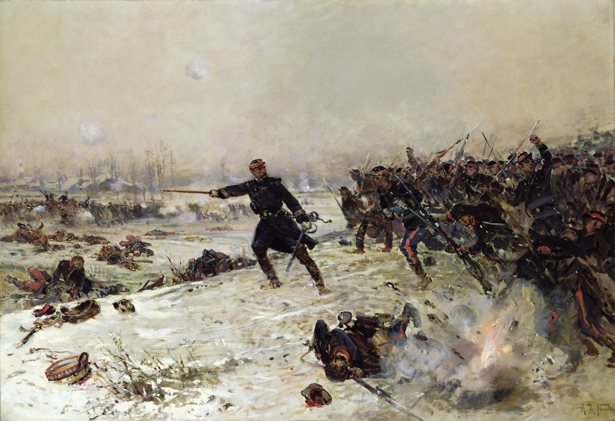 Épisode de la guerre de 1870, bataille de Chenebier, 16 janvier 1871, 1882 - Alphonse Marie de Neuville