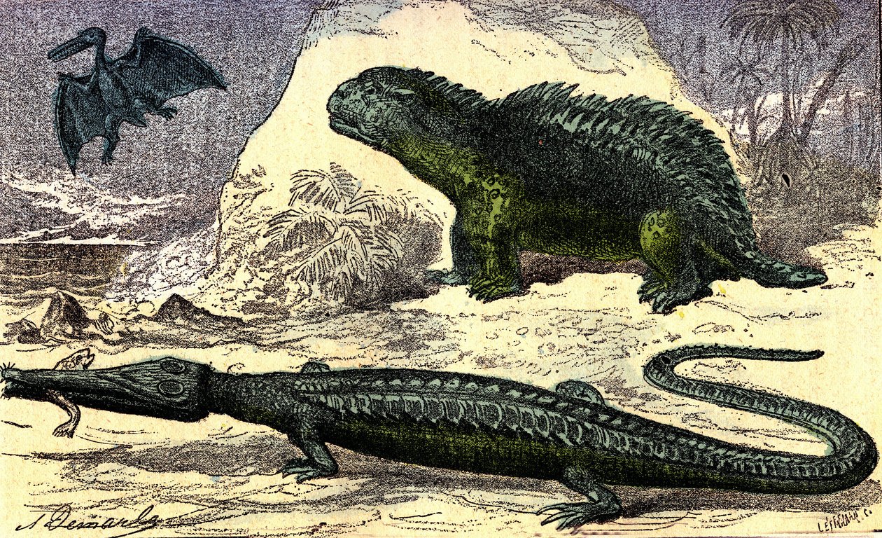Préhistoire - Période jurassique : Le Téléosaure et l