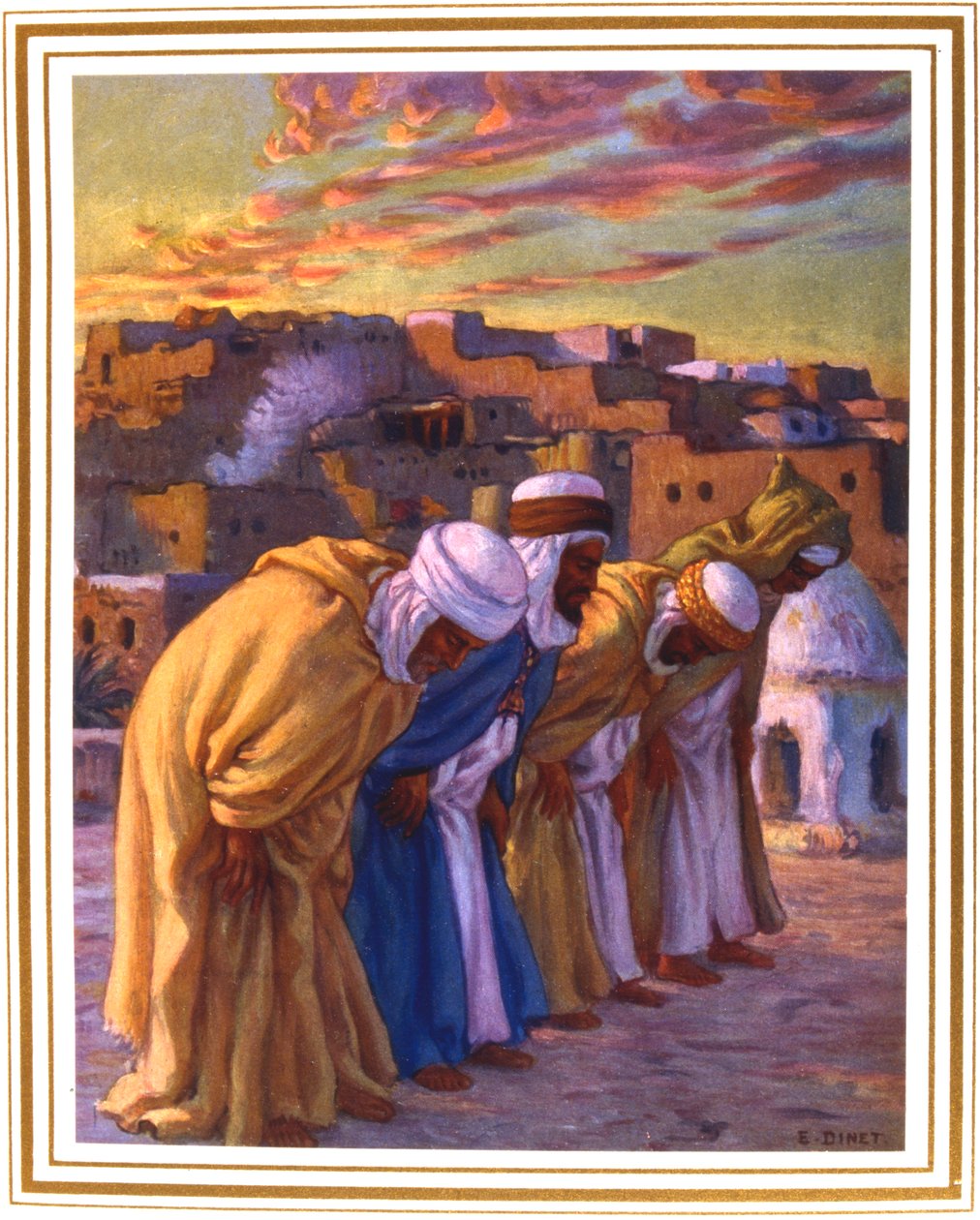 El Rekaa ou Linclination La Prière - Alphonse Etienne Dinet