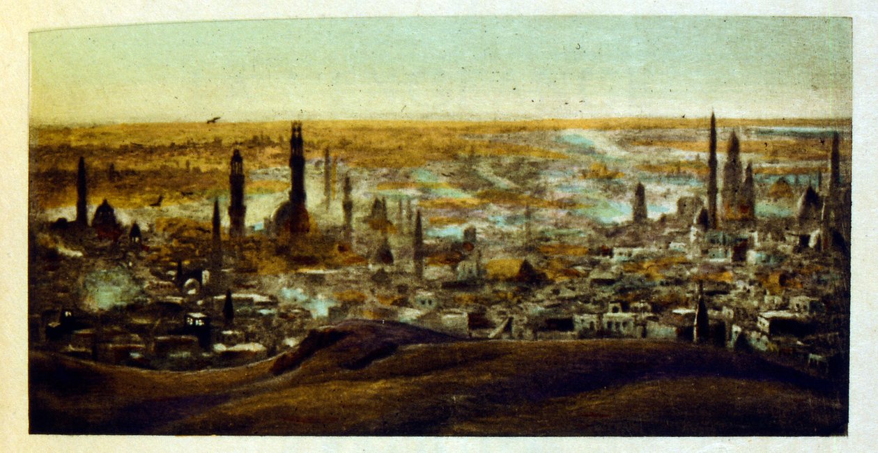 Illustration de Dinet tirée de "Mirages" Scènes de la vie arabe. 1906. Mirages, Scènes de la vie arabe a été illustré par Etienne Dinet et commenté par Silman Ben Ibrahim Bamer. Nasreddine Dinet est né sous le nom d