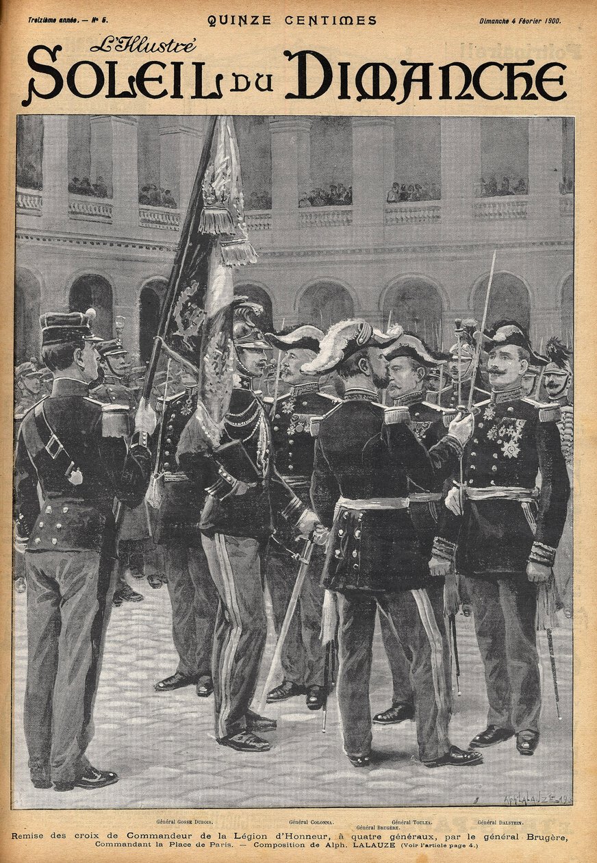 Remise des croix de commandeur de la Légion d