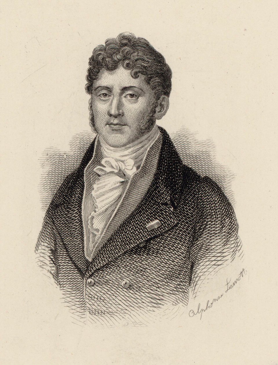 Portrait du compositeur Étienne Nicolas Méhul 1763-1817 - Alphonse Lamotte