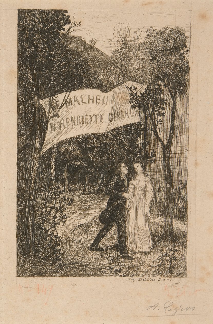 2 illustrations pour Le Malheur d - Alphonse Legros